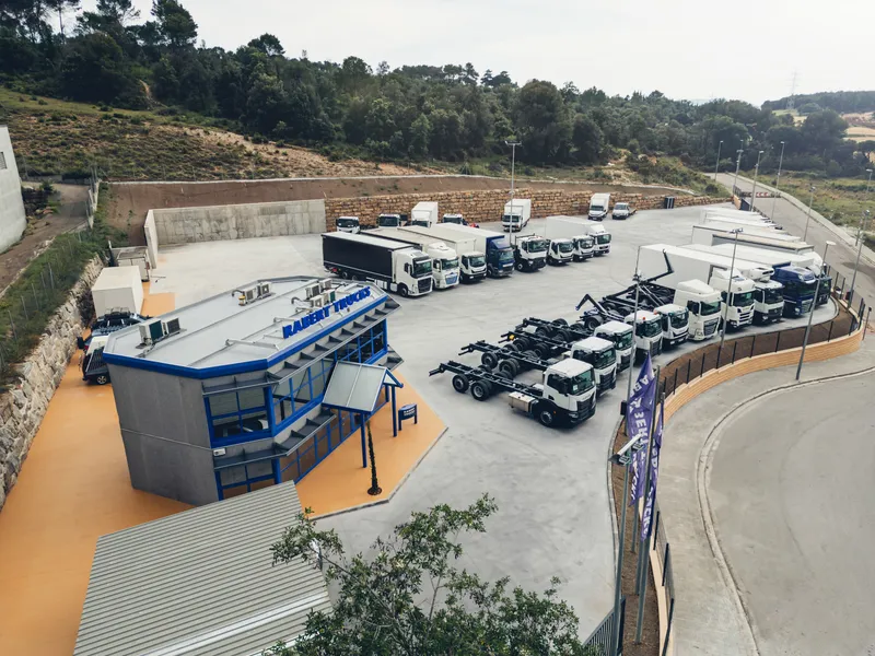 Vista aérea de las instalaciones en La Roca del Vallès